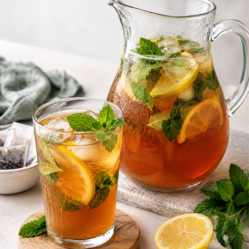 Rooibos, Mint & Honey Iced Tea - Cook with KhadijaK